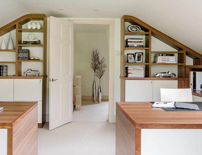 home office in loft conversion