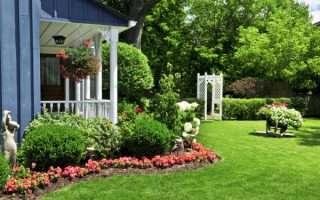 depositphotos 4569706 stock photo front yard of a house 1